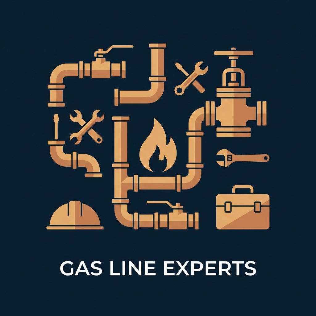 Gas line repair service icon