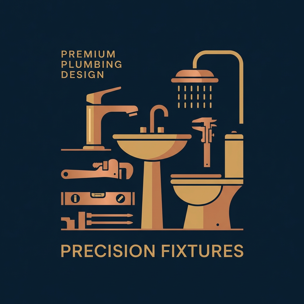 Plumbing fixtures service icon